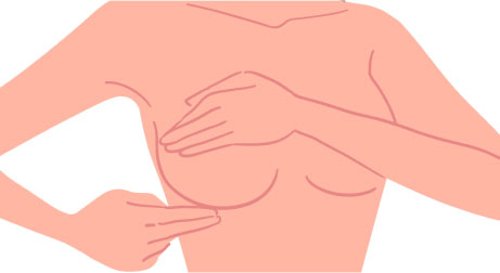 손으로 만져보기